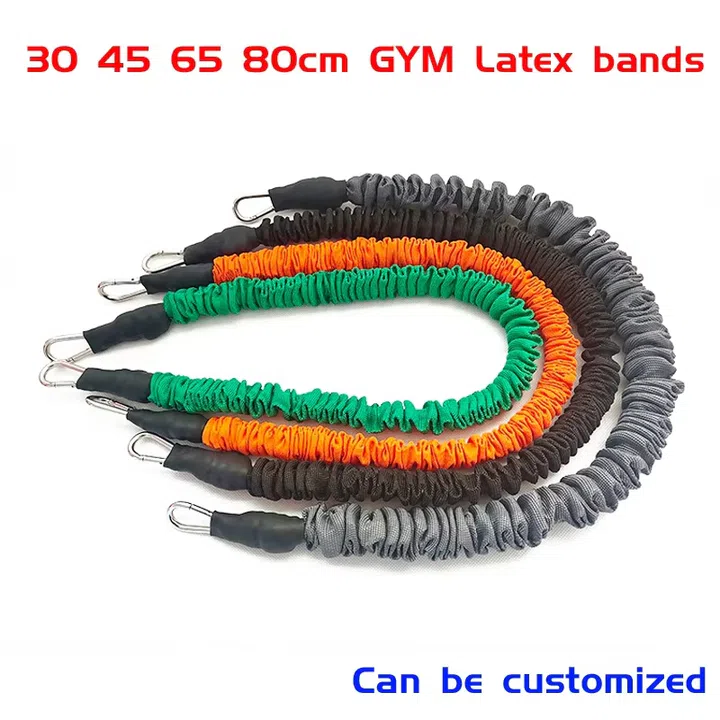 Thicken Latex Gym Rubber Pull Rope Resistance Band 