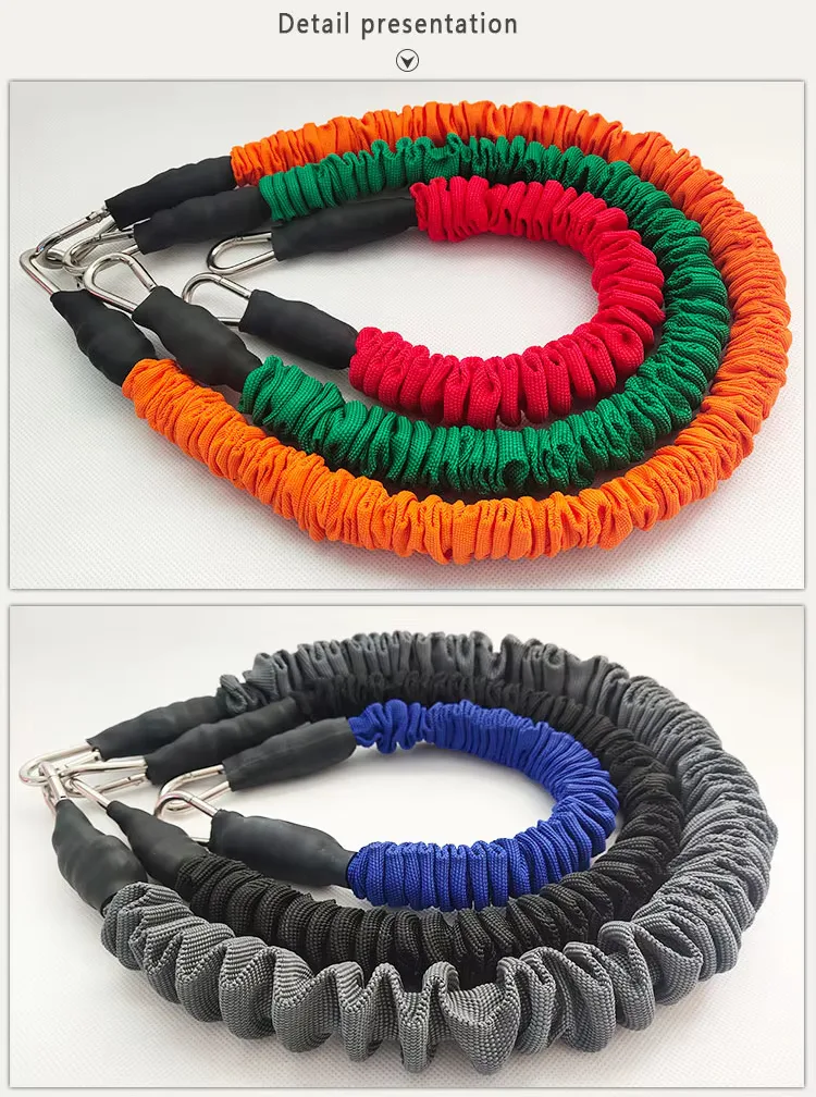 Thicken Latex Gym Rubber Pull Rope Resistance Band  — detail image 2