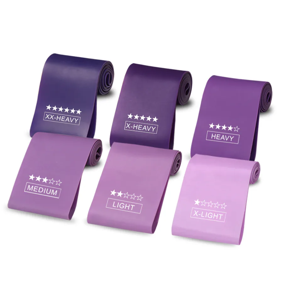 Purple 6 levels mini resistance bands — detail image 4