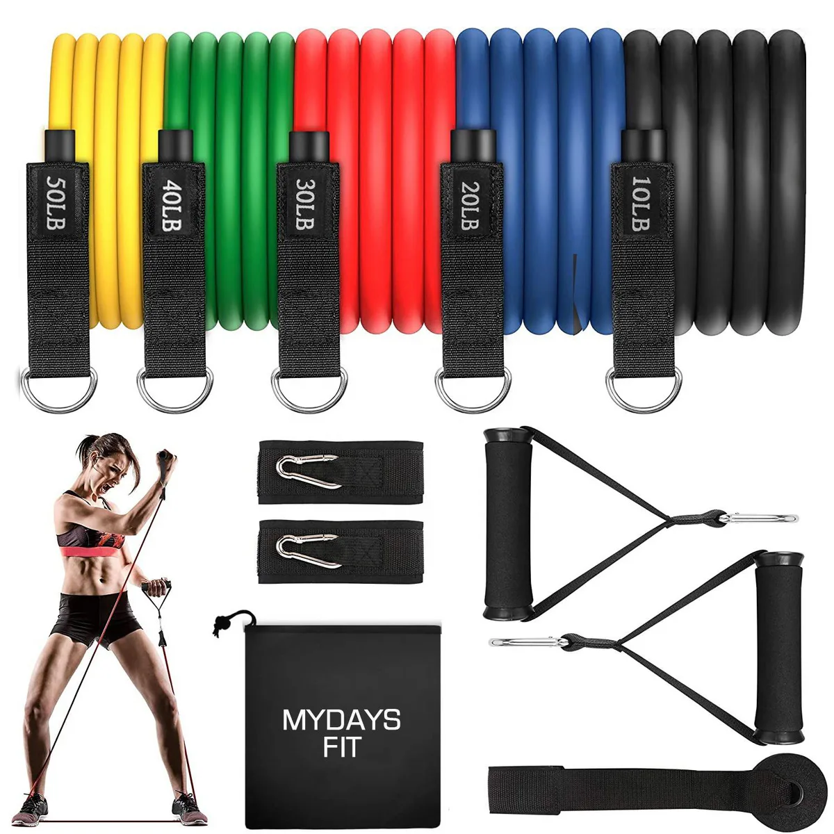 Pull Rope With Training Bar 11Pcs/Set — detail image 4