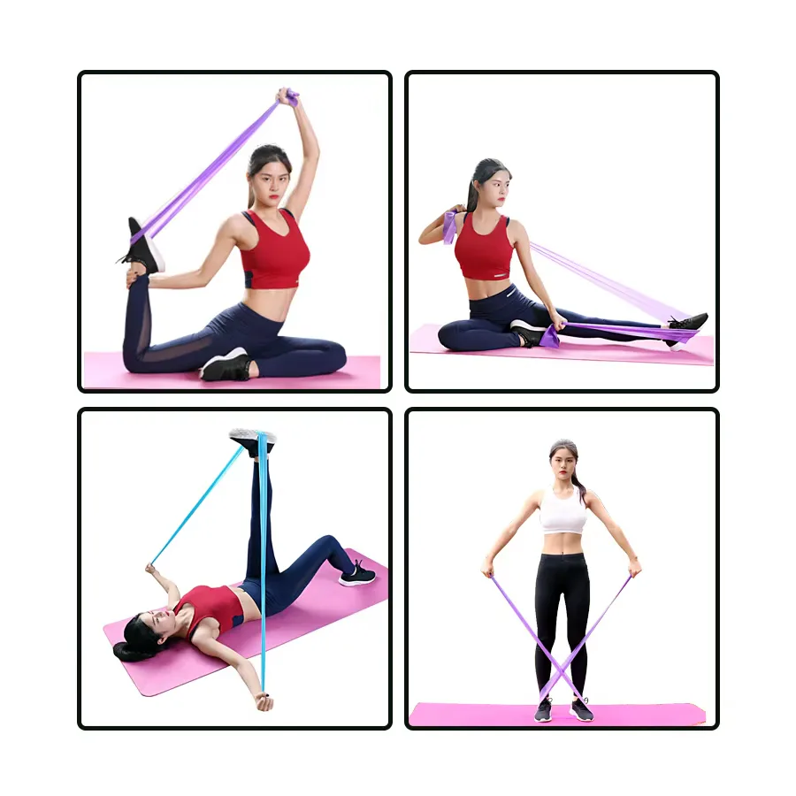 Yoga Pilates Resistance Band stretch bands — detail image 9