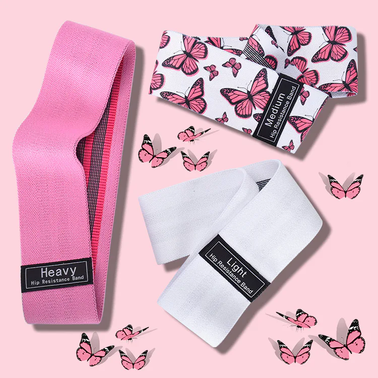 Cotton Cloth Fabric Sport Resistance Band — detail image 2