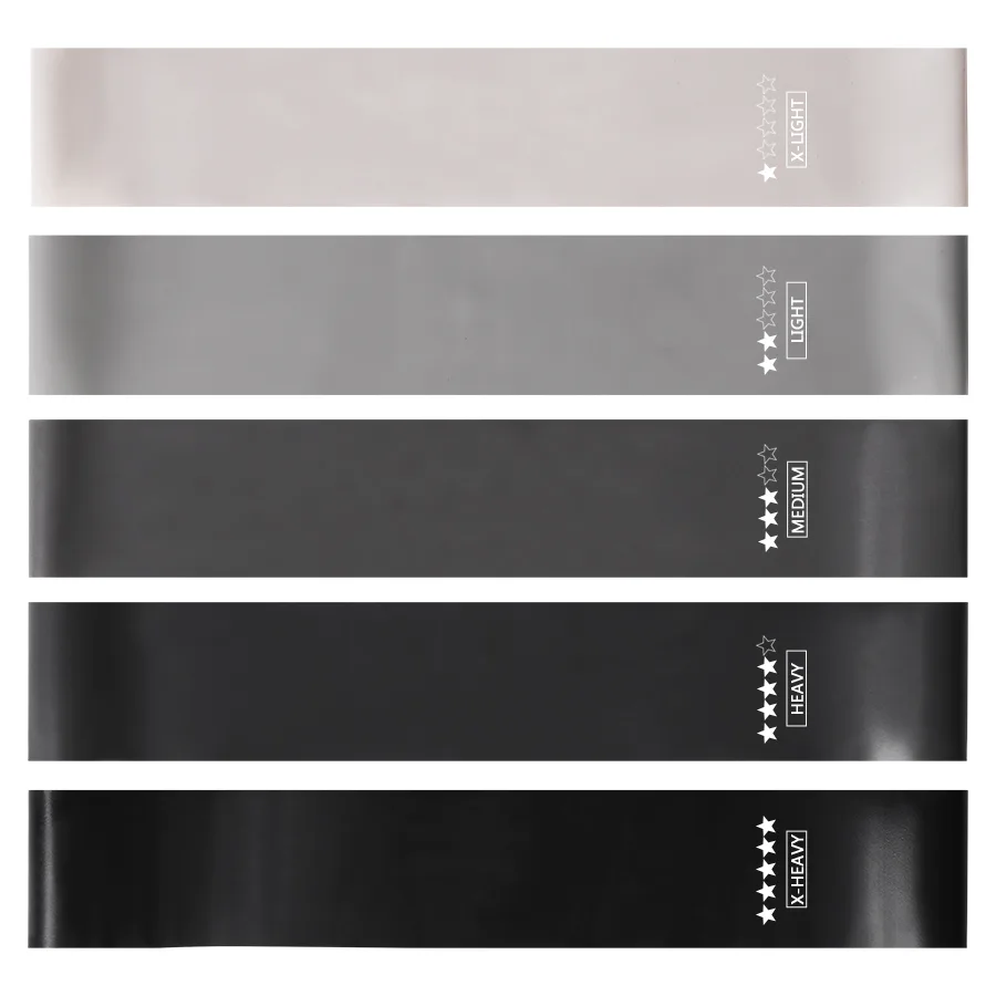 Grey 5 levels resistance bands — detail image 2