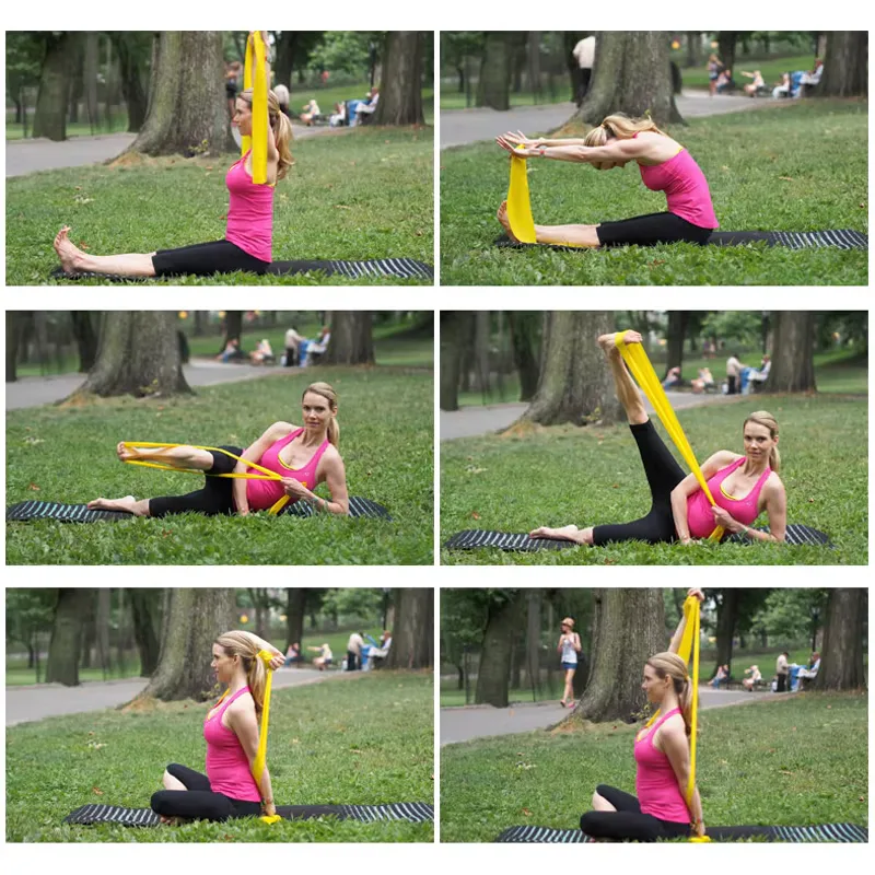 Yoga Pilates Resistance Band stretch bands — detail image 10
