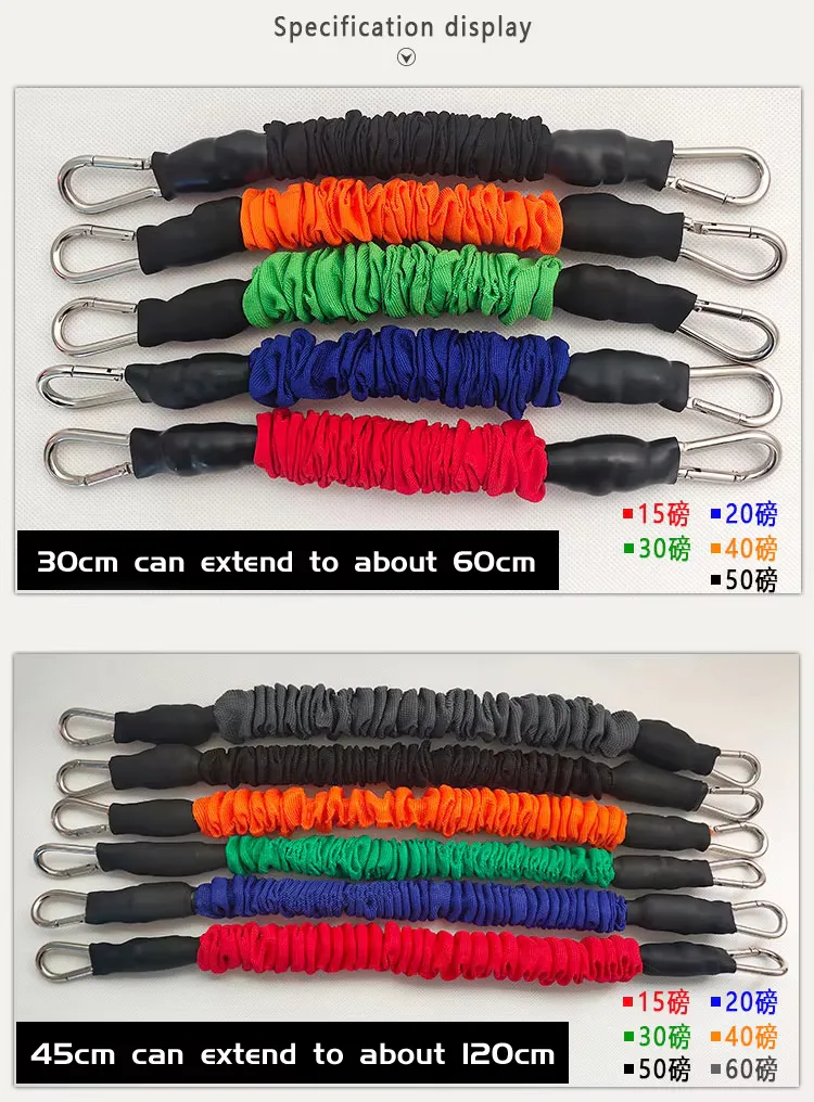 Thicken Latex Gym Rubber Pull Rope Resistance Band  — detail image 4