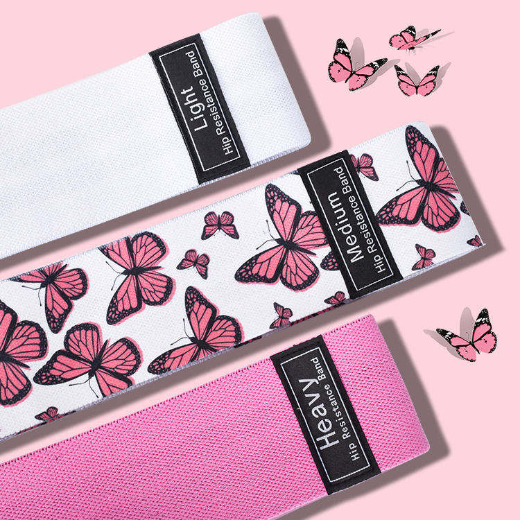 Cotton Cloth Fabric Sport Resistance Band — detail image 4