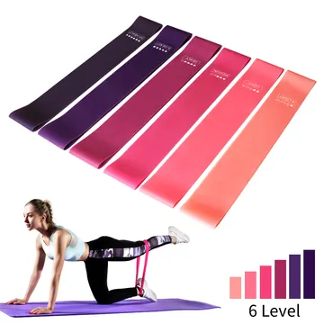 6 levels mini resistance bands — image 1