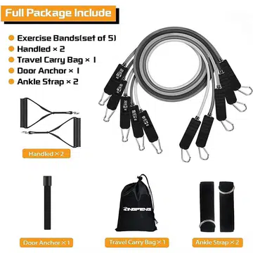 Resistance Bands Set Tension Pull Rope — image 3