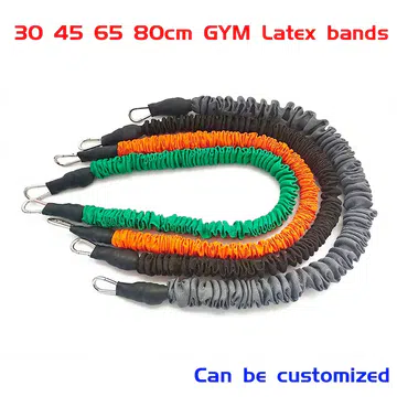 Thicken Latex Gym Rubber Pull Rope Resistance Band  — image 1