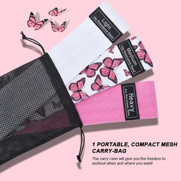Cotton Cloth Fabric Sport Resistance Band — image 1