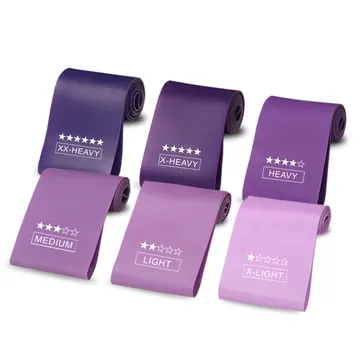 Purple 6 levels mini resistance bands — image 4