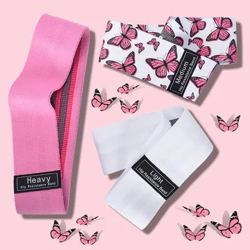 Cotton Cloth Fabric Sport Resistance Band — image 2