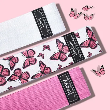 Cotton Cloth Fabric Sport Resistance Band — image 4